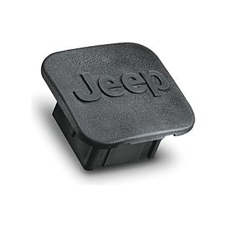 Mopar Receiver Hitch Plug with Jeep Logo for 2007-C JK - JL - JT 82208453AB