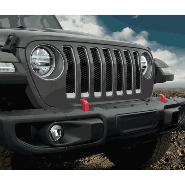 Mopar Stubby Rubicon Steel Front Bumper for 18-C Jeep Wrangler JL & Gladiator JT 82215120AE