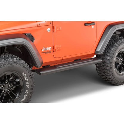 Mopar Tubular Side Steps (Black or Chrome) for 18-C Jeep Wrangler JL 2 Door Models