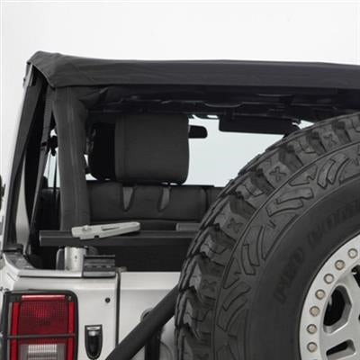 Smittybilt Bowless Combo Top Kit with Tinted Windows for 07-18 JK 2 Door Models 9073135K