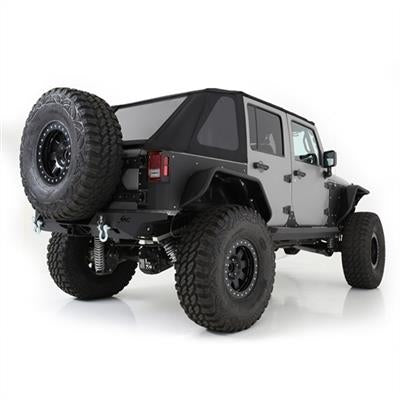 Smittybilt Bowless Combo Top With Tinted Windows (Black Diamond) For Jeep Wrangler (JK) 4-DR 9083235