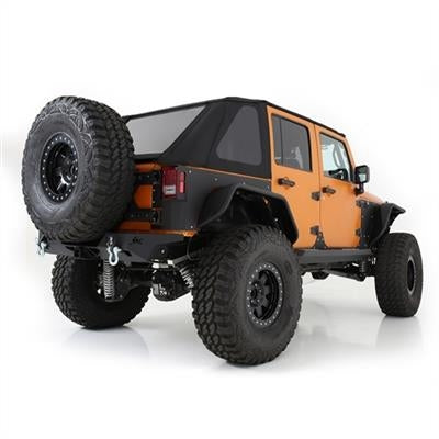 Smittybilt Bowless Combo Top with Tinted Windows for 07-18 Jeep Wrangler JKU 4 Door Models