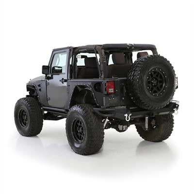 Smittybilt Extended Brief Top (Black Diamond) for 10-18 JK 2 Door Models 94235