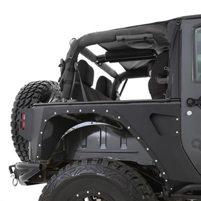 Smittybilt Extended Brief Top (Black Diamond) for 10-18 JK 2 Door Models 94235