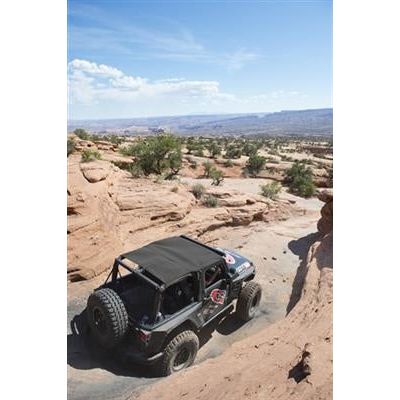 Smittybilt Extended Brief Top (Black Diamond) for 10-18 JK 2 Door Models 94235