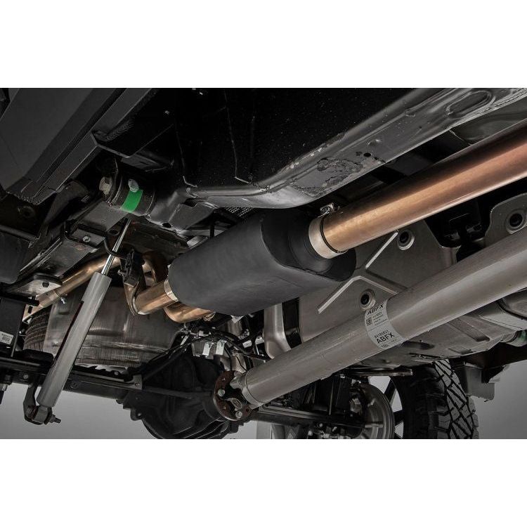 Rough Country Cat-Back Exhaust System with Black Tips (19-20 Silverado 5.3 L)