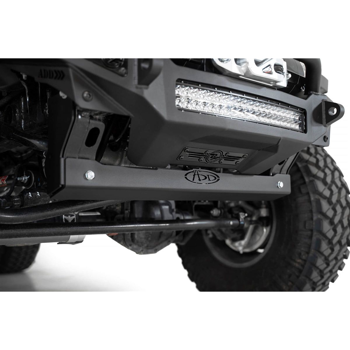 Addictive Desert Designs Sway Bar Skid Plate (Black) for 2018-C JL - JT AC96100801NA