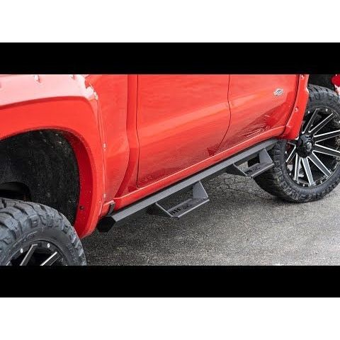 Rough Country Toyota Cab-Length AL2 Drop Steps (07-C TUNDRA - CREW CAB) AL407204