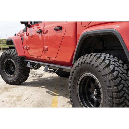 Rough Country Jeep Cap-Length AL2 Drop Steps (2020-C Gladiator JT) AL520201