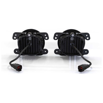 Morimoto 4BANGER LED Fog Lights Kit (White Wide Bean) for 2007-2018 JK BAF005