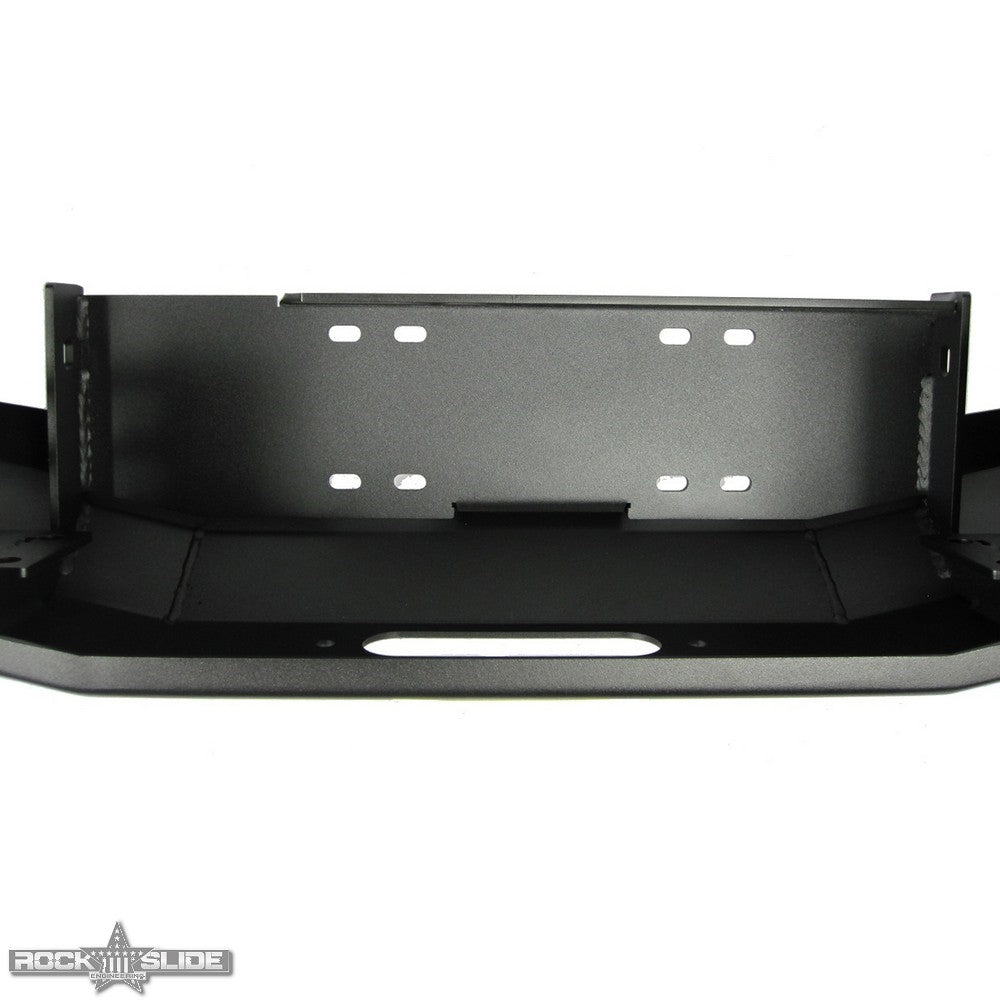 Rock Slide Engineering Stubby Front Bumper w- Bull Bar Jeep Wrangler JL & Gladiator JT FB-S-100-JL