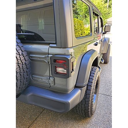 Fishbone Tail Light Guards for 2018-C JL FB21119