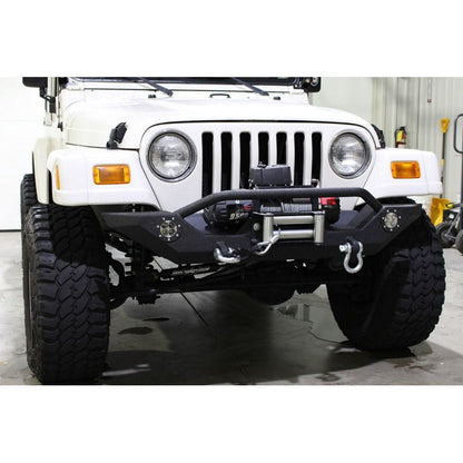 Fishbone Front Winch Bumper with LED's for 1987 to 2006 YJ and TJ Wrangler FB22016