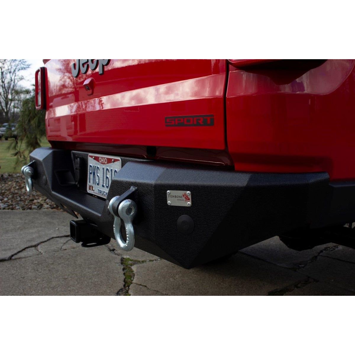 Fishbone Offroad Mako Rear Bumper for 2020-C Gladiator JT FB22149