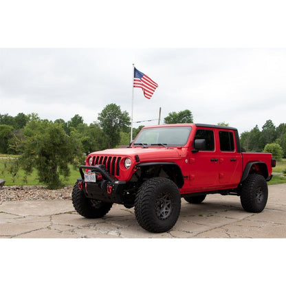 Fishbone Offroad Stubby Front Bumper for 18-C Jeep Wrangler JL - Gladiator JT FB22178