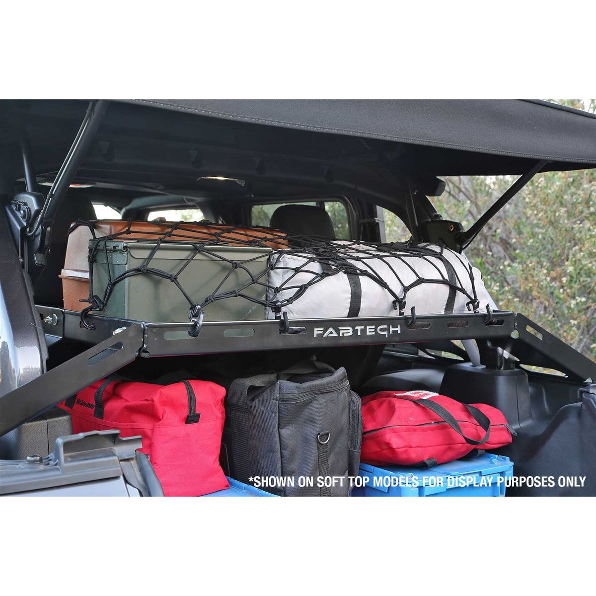 Fabtech Interior Cargo Rack for 18-Current Wrangler JL, 4-Door FTS24211