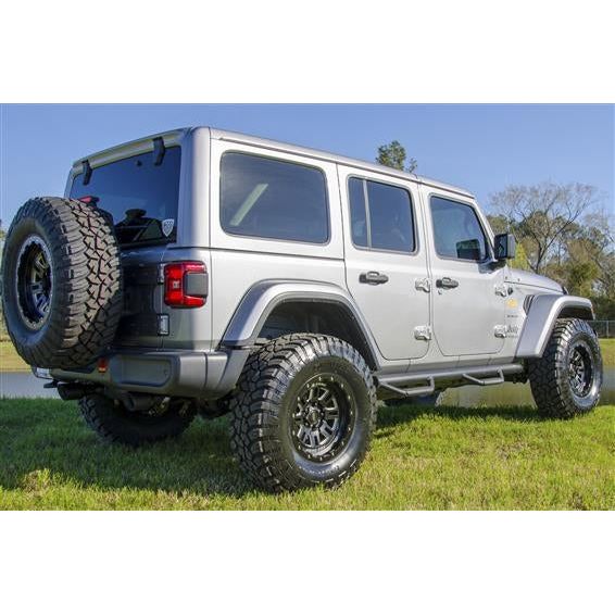 Smittybilt Nerf Step System for 2018-C Jeep Wrangler JLU 4 Door Models J1866