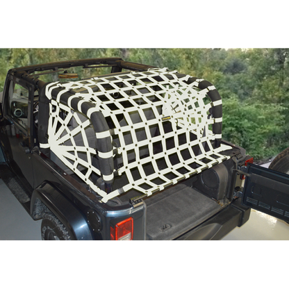 Dirtydog 4X4 Netting with Spiderweb Sides - for Jeep JK 2 Door