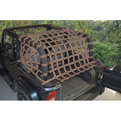 Dirtydog 4X4 Netting with Spiderweb Sides - for Jeep JK 2 Door