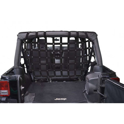 Dirty Dog 4X4 Cargo-Pet divider - for 2007-2018 Jeep JK Unlimited (full divider) - Select your Color J4PC07R3BK