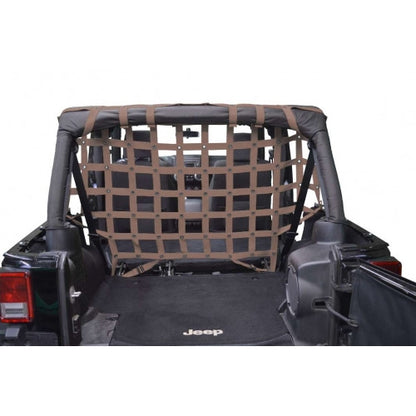 Dirty Dog 4X4 Cargo-Pet divider - for 2007-2018 Jeep JK Unlimited (full divider) - Select your Color J4PC07R3BK