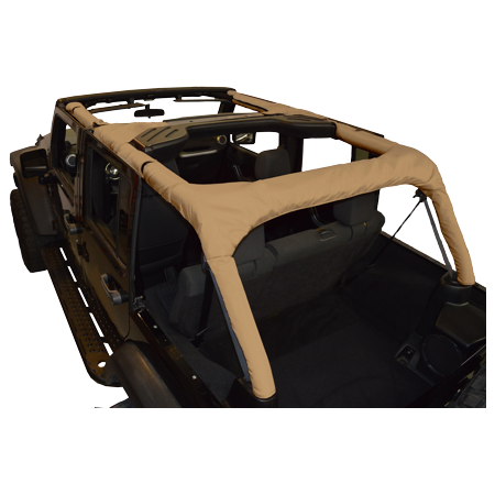 Dirtydog 4x4 Replacement Roll Bar Covers -  for 07-18 Jeep Wrangler JK Unlimited 4 Door full kit