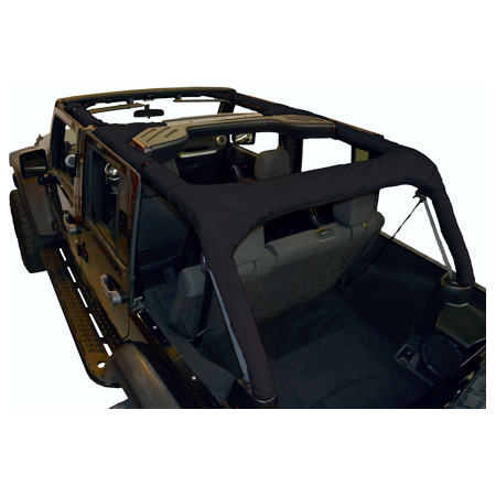 Dirtydog 4x4 Replacement Roll Bar Covers -  for 07-18 Jeep Wrangler JK Unlimited 4 Door full kit