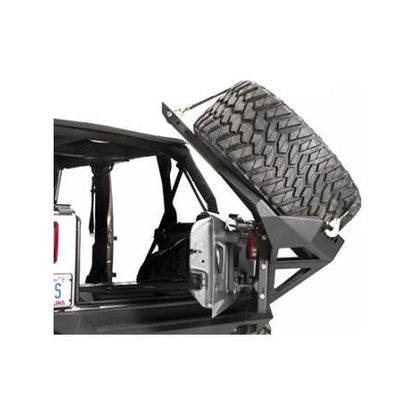 Fab Fours Slant Back Tire Carrier For jeep Wrangler JK JK2070-B