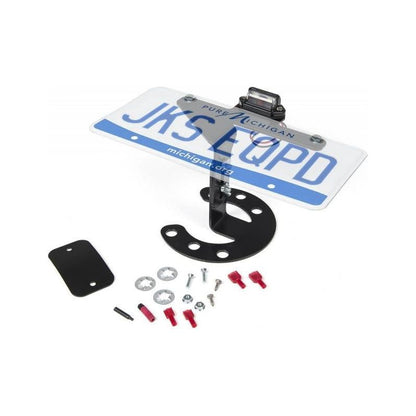 JKS Spare Tire License Plate Mount | Jeep JK - TJ - YJ JKS8211