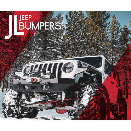 Body Armor mid-stubby Front Bumper for 2018-C Jeep Wrangler JL