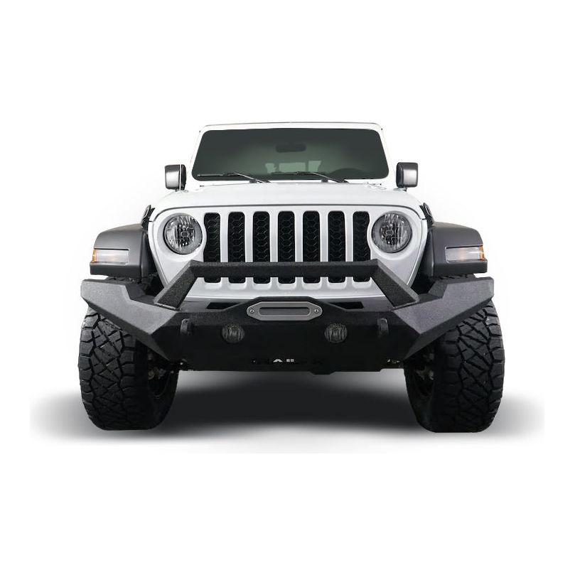 TrailFX Bumper Full Width with Skid Plate and Winch Mount for 2018-C JL ...