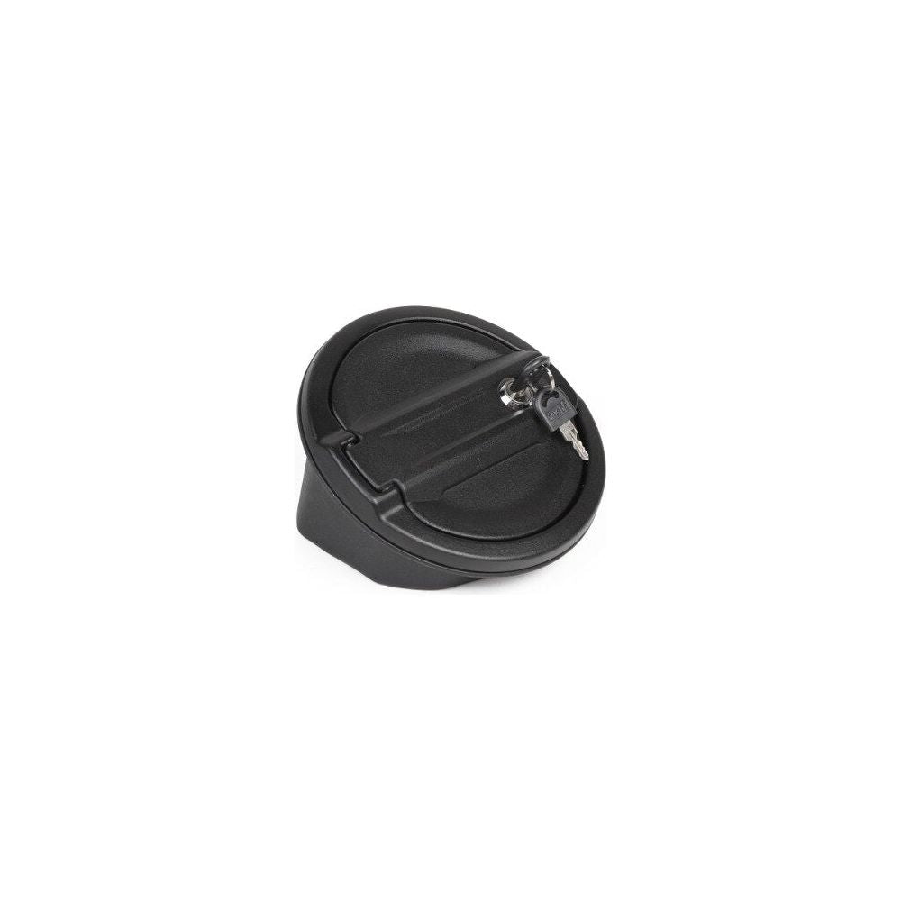 Black Fuel Filler Door Cover Gas Tank Cap with Lock Exterior for