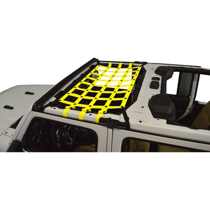 Dirtydog Front Seat Netting - for Jeep JLU 4 door Models