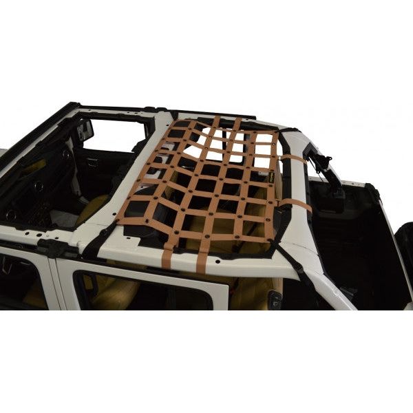 Dirtydog 4X4 Rear Seat Netting  for Jeep JLU 4 door