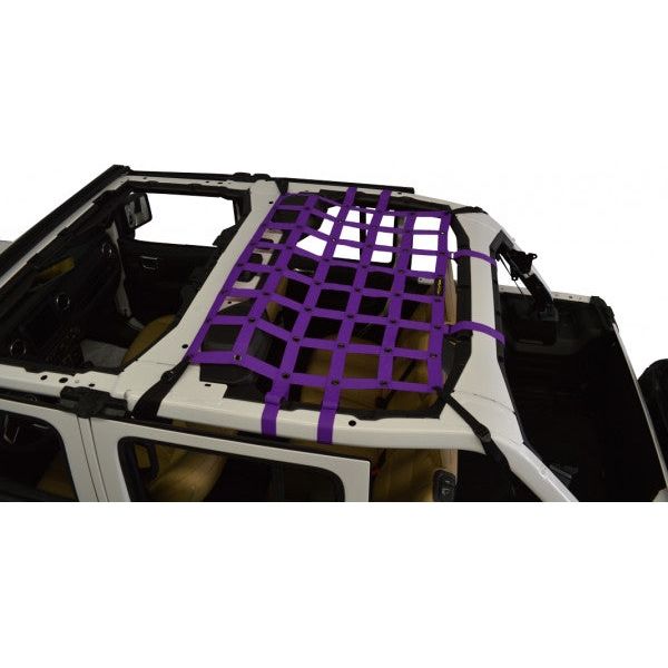 Dirtydog 4X4 Rear Seat Netting  for Jeep JLU 4 door