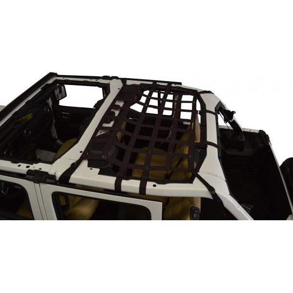 Dirtydog 4X4 Rear Seat Netting  for Jeep JLU 4 door