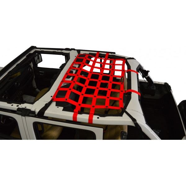 Dirtydog 4X4 Rear Seat Netting  for Jeep JLU 4 door