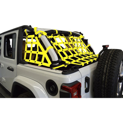Dirtydog 4X4 Netting 3pc Kit Cargo Sides - for Jeep JLU 4 door