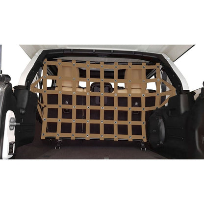 Dirtydog 4X4 Cargo-Pet Full Divider - Rear - for Jeep JL 4 Door 18-Up