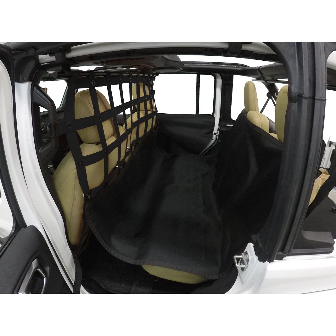 Dirtydog Pet Divider with hammock - Door Protectors for 2018-C Jeep Wrangler JL 4 Door - Gladiator JT