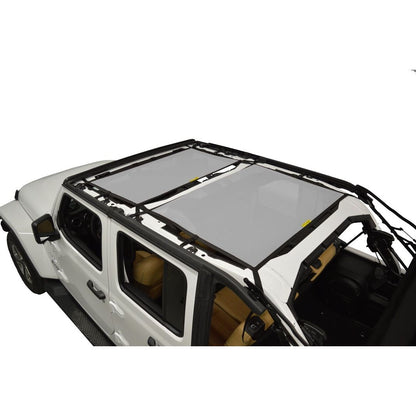 Dirtydog 4X4 Sun Screen Front and rear for 2018-C Jeep Wrangler JL (Select your color)
