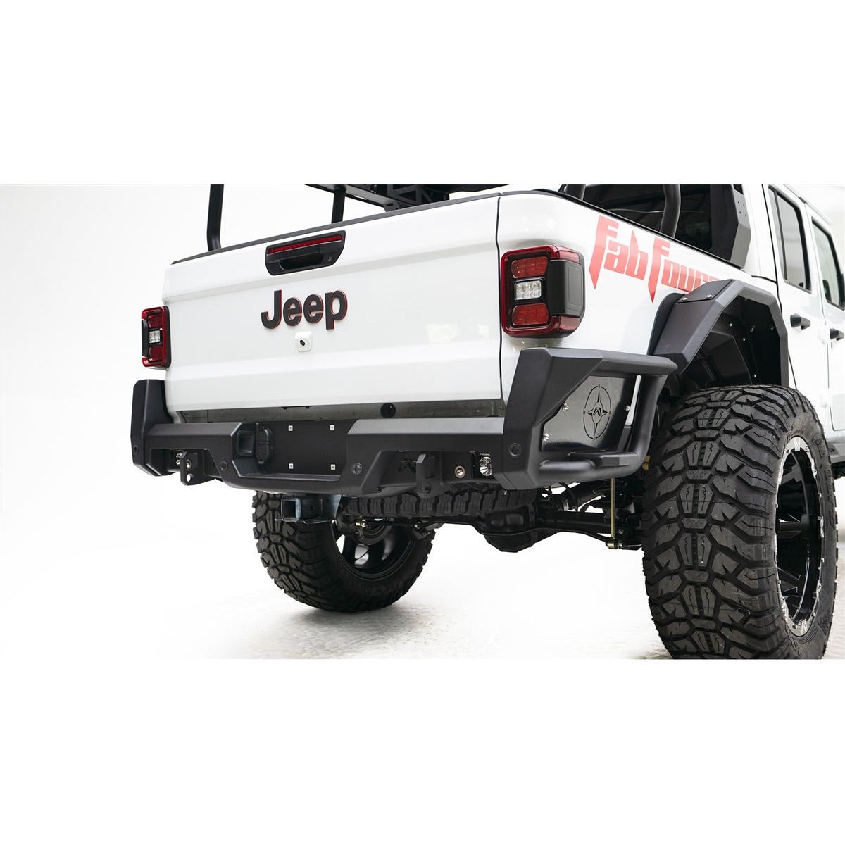 Fab Fours Standard Rear Bumper (Black) for 2020-C Gladiator JT JT20-Y1952-1