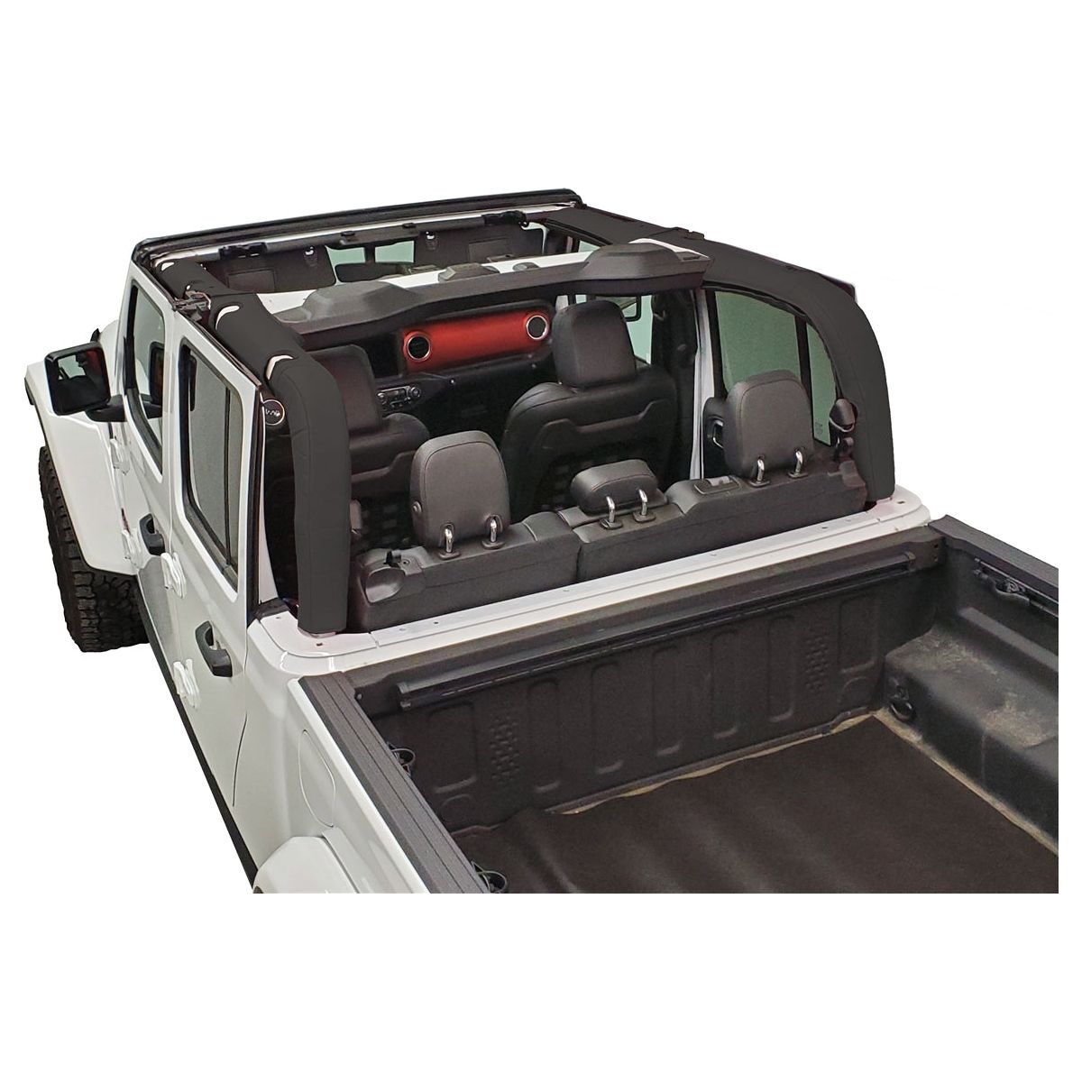 Dirtydog Replacement Roll Bar Cover - for JT Gladiator 4 door - 2019 Up - Soft top Version