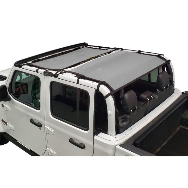 Dirtydog 4X4 Sun Screen Front and Rear for Jeep JT 4 Door