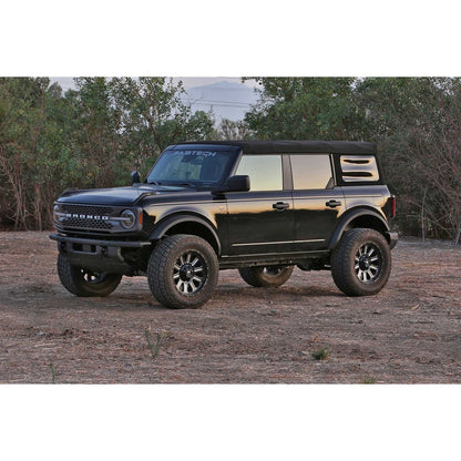 Fabtech 4" Uniball UCA Lift Kit - Front Dirt Logic 2.5 Resi Coilovers & Rear for 2021-C Ford Bronco 4 Door Models K2385DL