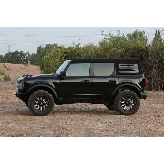 Fabtech 4" Uniball UCA Lift Kit - Front Dirt Logic 2.5 Resi Coilovers & Rear for 2021-C Ford Bronco 4 Door Models K2385DL