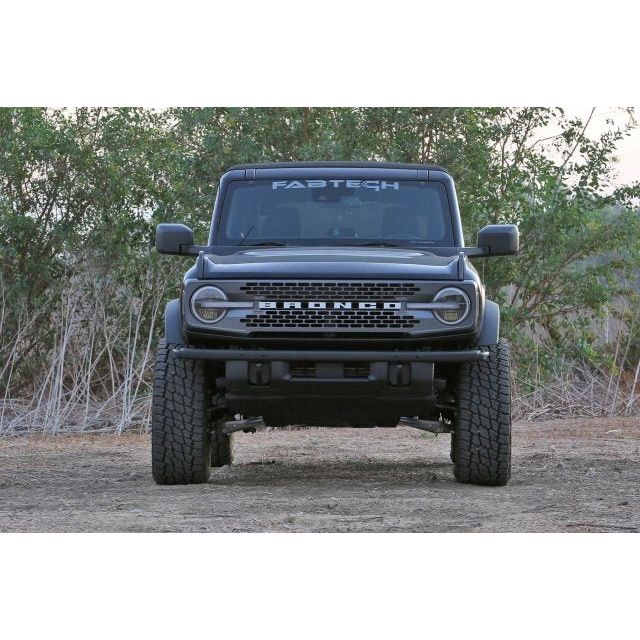 Fabtech 4" Uniball UCA Lift Kit - Front Dirt Logic 2.5 Resi Coilovers & Rear for 2021-C Ford Bronco 4 Door Models K2385DL