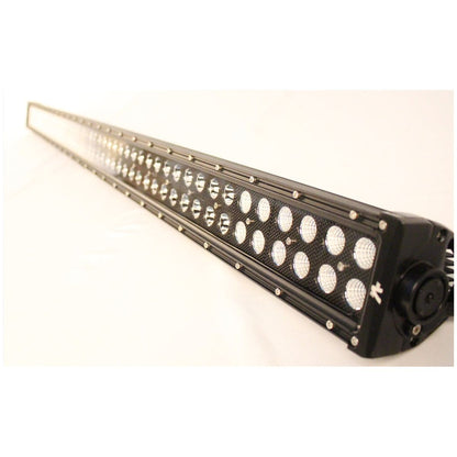 NVE Off Road Carbon Black LED Light Bar 52" + Brackets + Wire - White & Amber -  (07-18 JK-JKU)