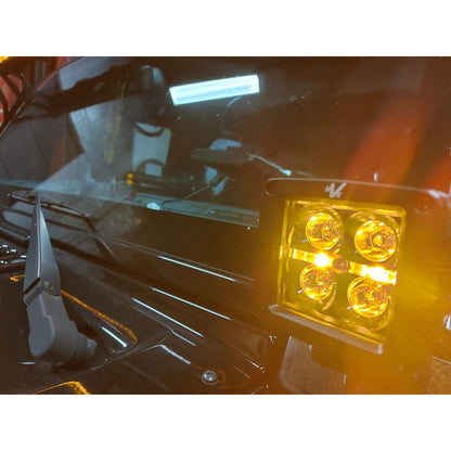 NVE Off Road Carbon Black LED Light Bar 52" + Pods - White & Amber - (07-18 JK-JKU)