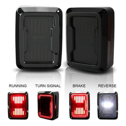 NVE Off Road LED Tail Lights for 2007-2018 Jeep Wrangler JK - JKU NVE20JK